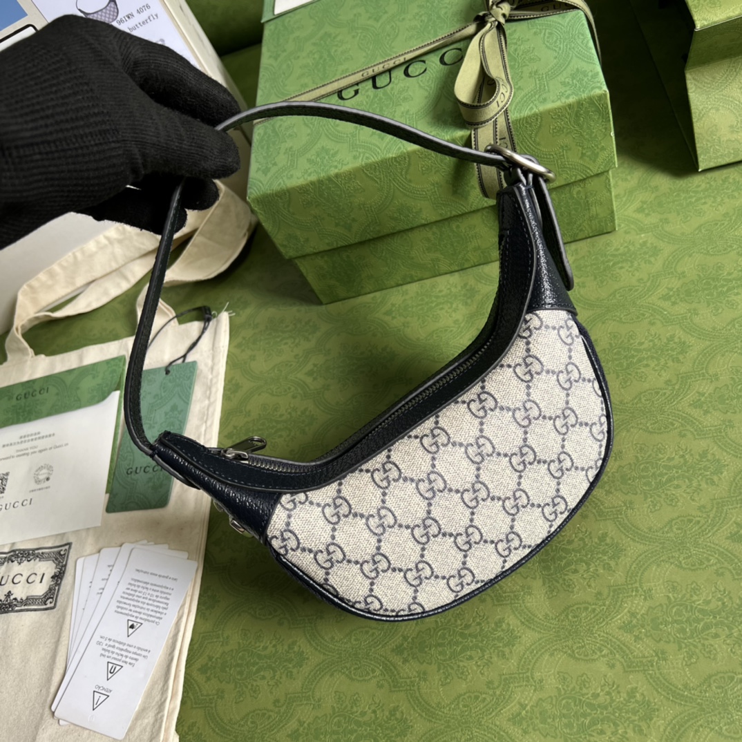 Gucci Ophidia GG Mini Bag(20-15-5cm)   - 