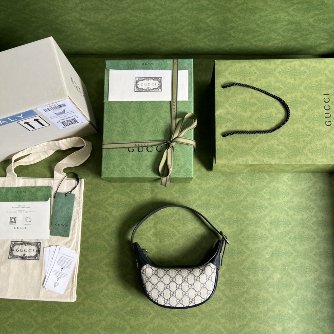Gucci Ophidia GG Mini Bag(20-15-5cm)   - 