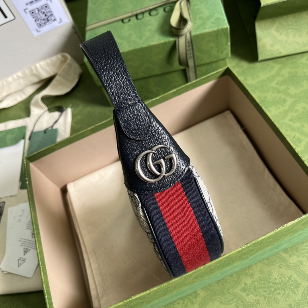Gucci Ophidia GG Mini Bag(20-15-5cm)   - 