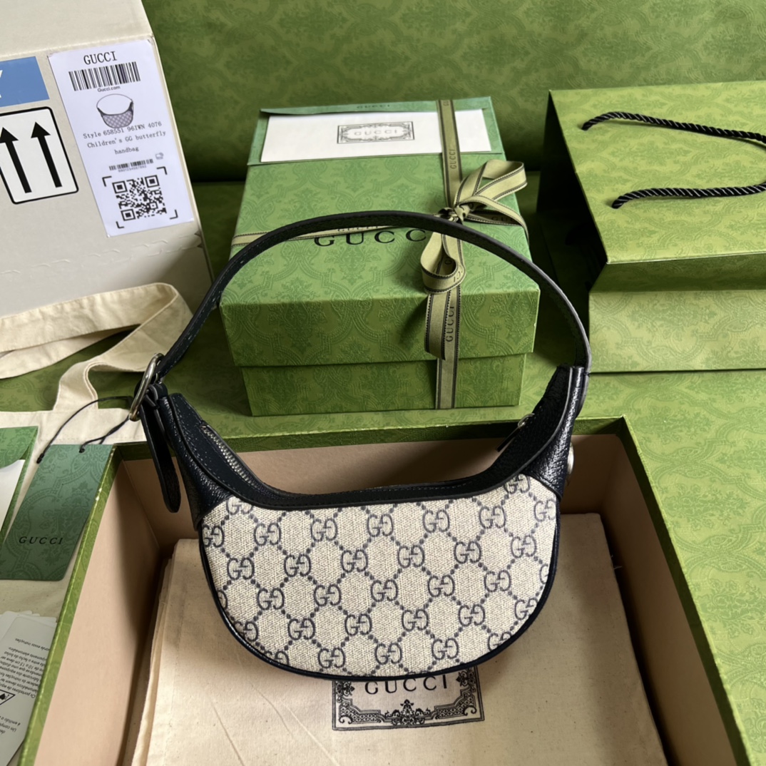 Gucci Ophidia GG Mini Bag(20-15-5cm)   - 