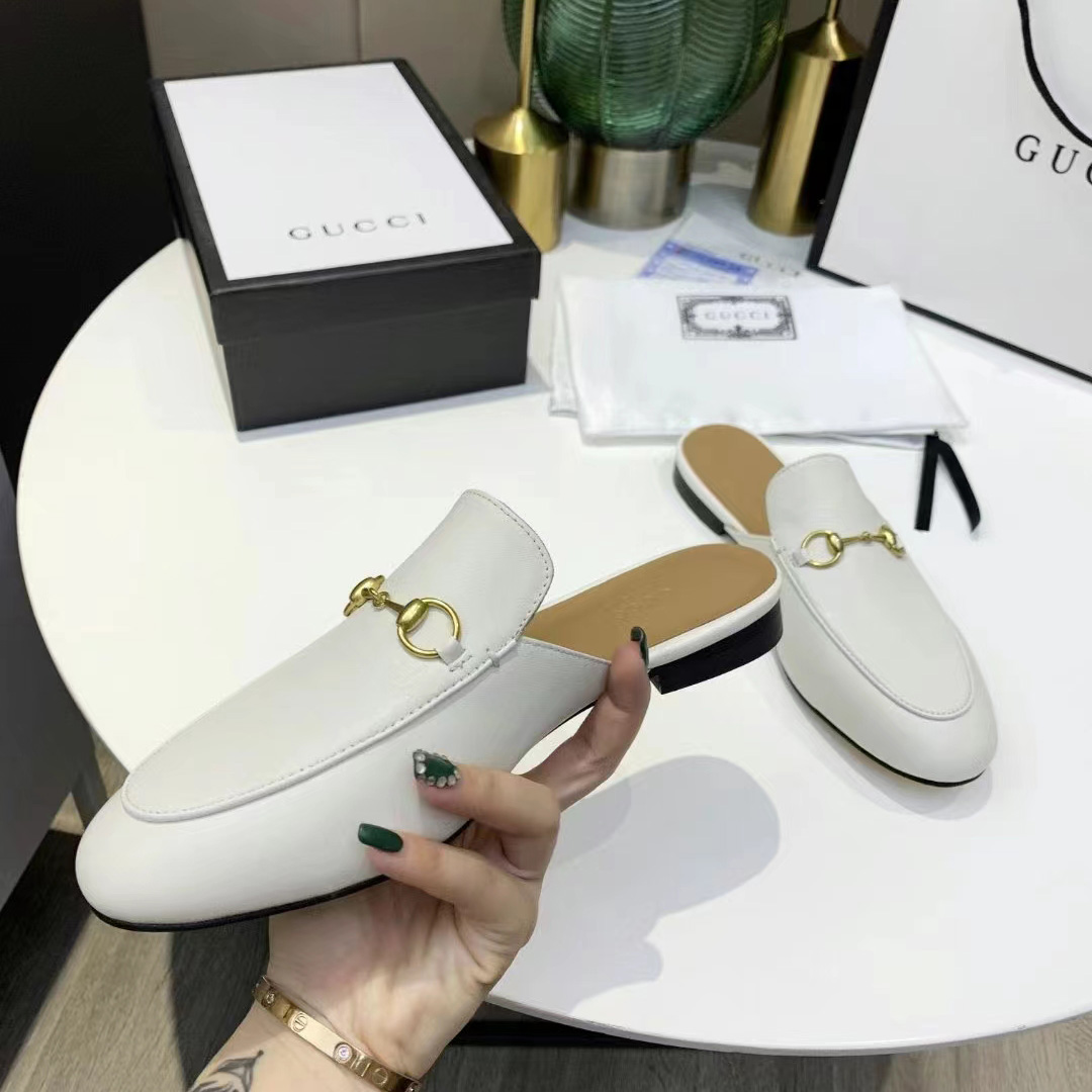 Gucci Princetown Leather Slipper - DesignerGu