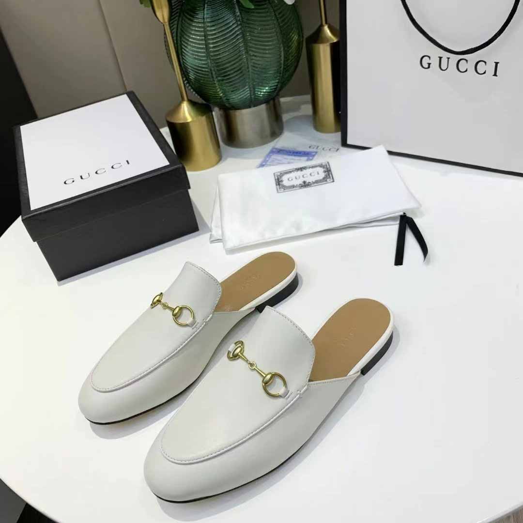 Gucci Princetown Leather Slipper - DesignerGu