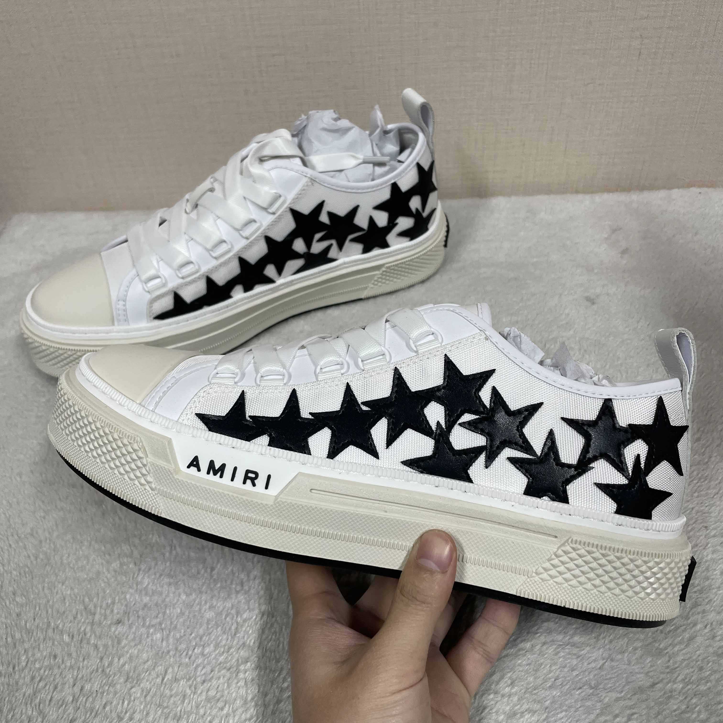 Amiri Stars Court Low Top Sneaker - DesignerGu