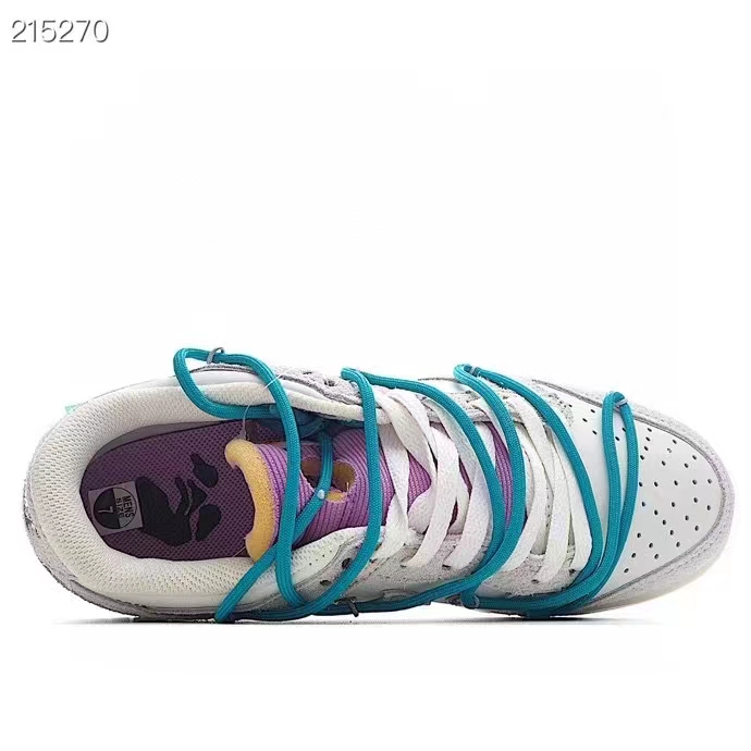 Nike X Off-White Dunk Low Lot 36 "The 50" Sneaker     - 