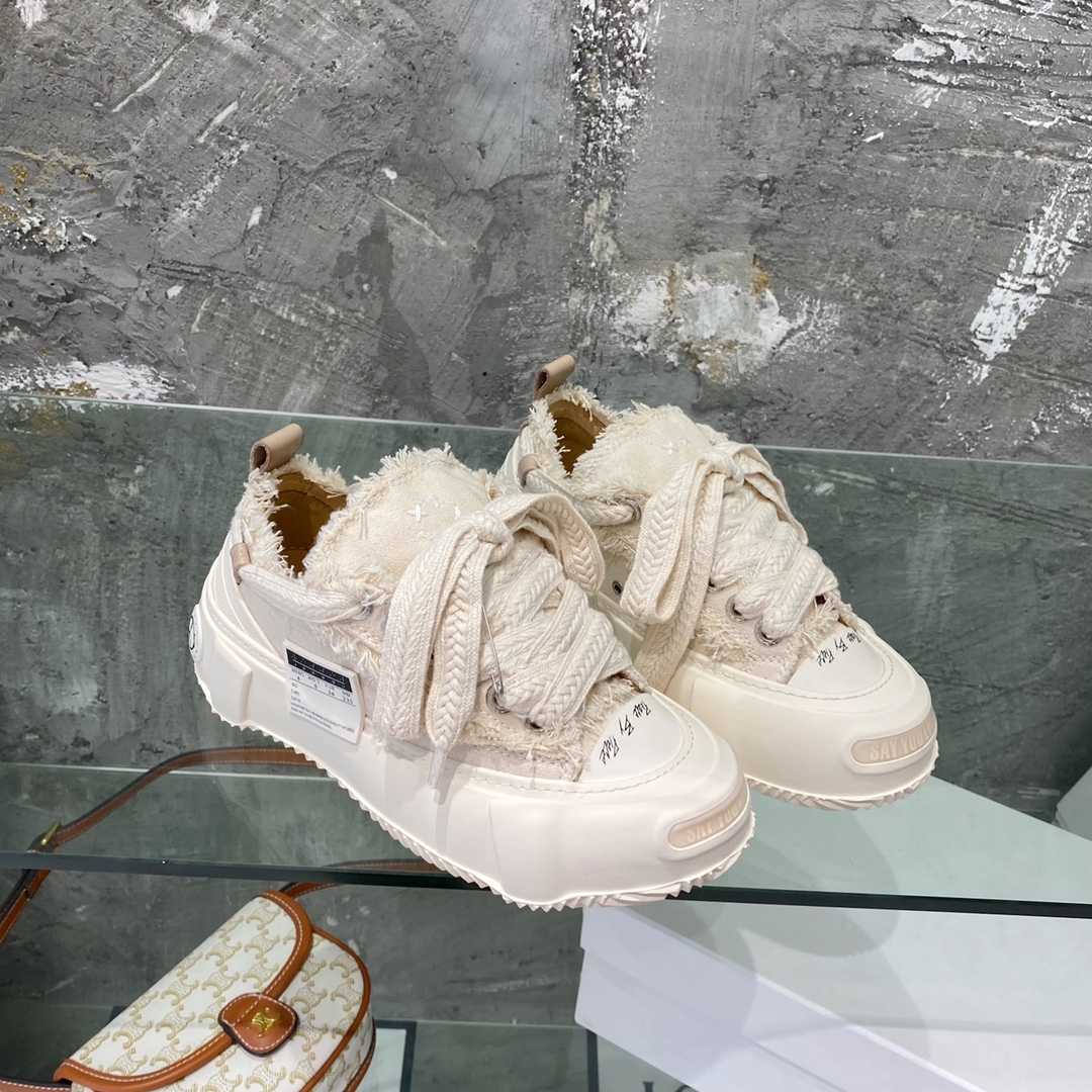 Xvessel G.O.P. 2.0 Marshmallow Lows White Sneaker - DesignerGu
