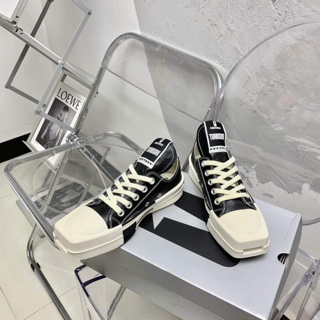 Rick Owens x Converse x  Drkshdw Turbodrk Sneakers - DesignerGu