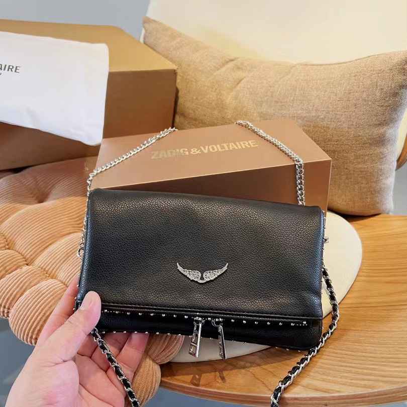 Zadig & Voltaire Shoulder Bag In Black(21-13-3cm) - DesignerGu