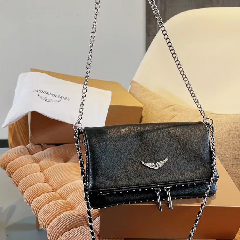 Zadig & Voltaire Shoulder Bag In Black(21-13-3cm) - DesignerGu