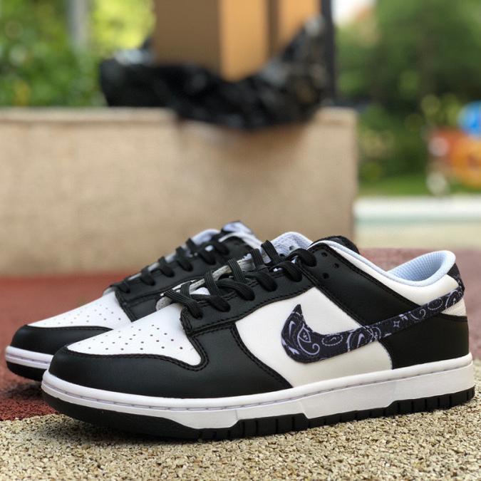Nike SB Dunk Low"Black Paisley" Sneaker     DH4401-100 - DesignerGu