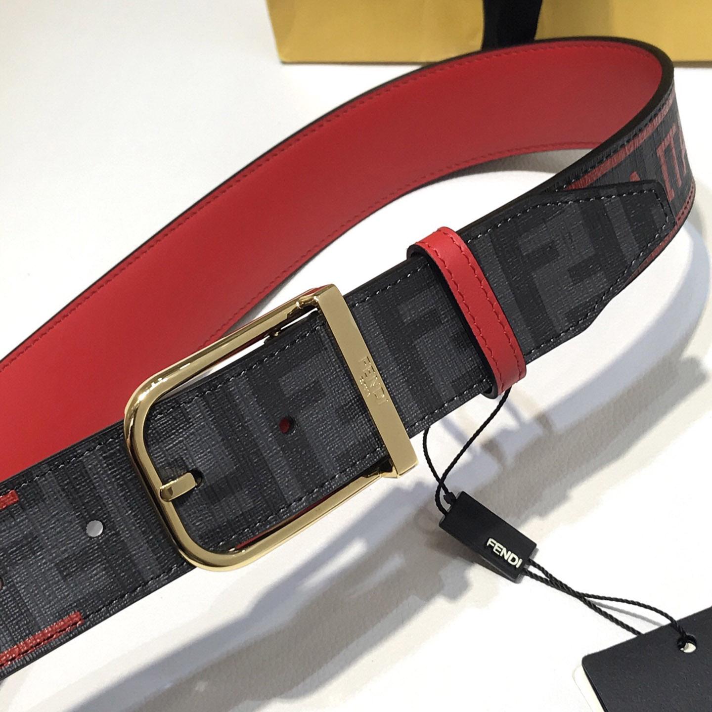 Fendi Reversible Leather Belt - 