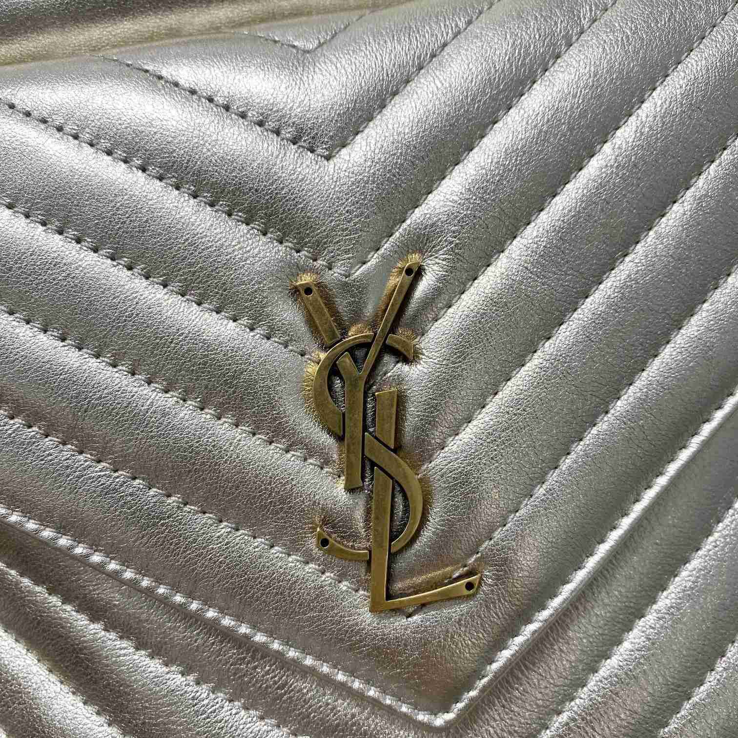 Saint Laurent Joe Drawstring Quilted Backpack(22-29-15cm) - 