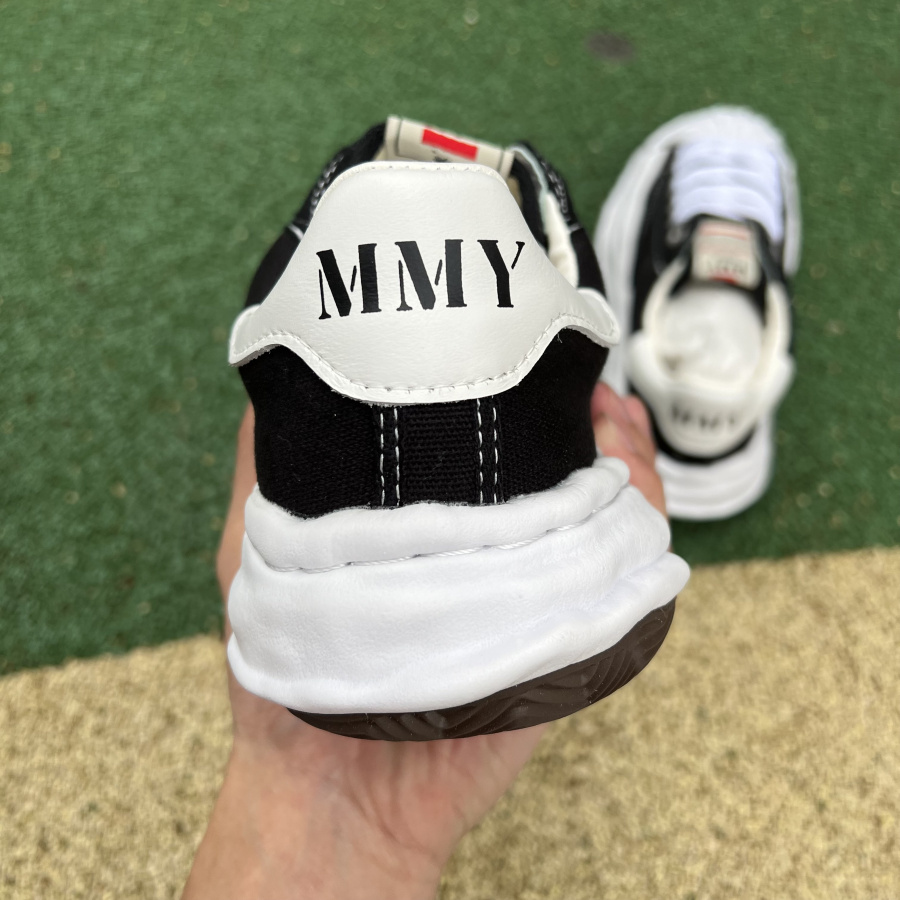 Maison Mihara Yasuhiro Original Sole Toe Cap Lowcut Canvas Sneaker - 