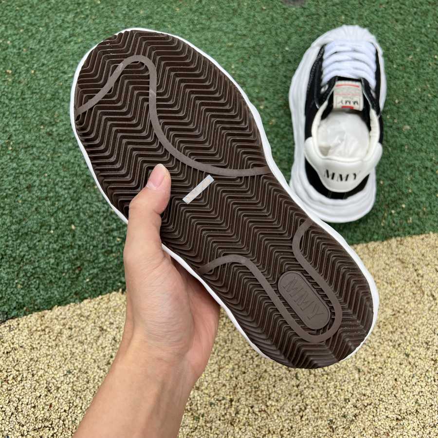 Maison Mihara Yasuhiro Original Sole Toe Cap Lowcut Canvas Sneaker - 