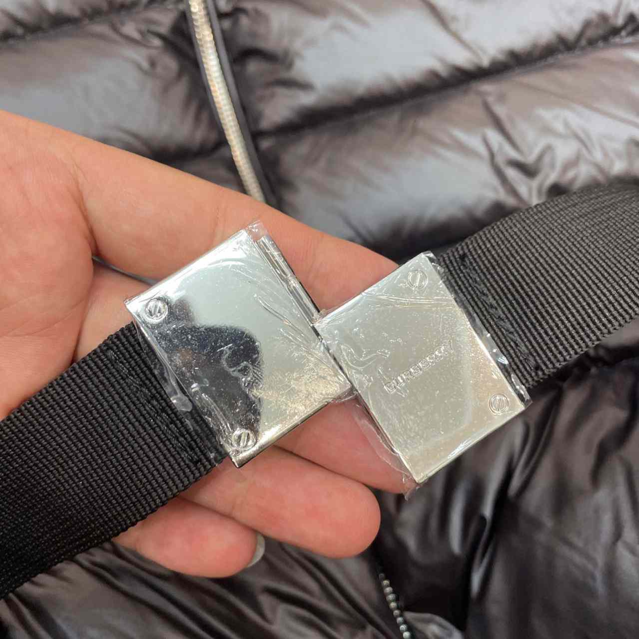 Burberry Hood Nylon Long Down Jacket - DesignerGu