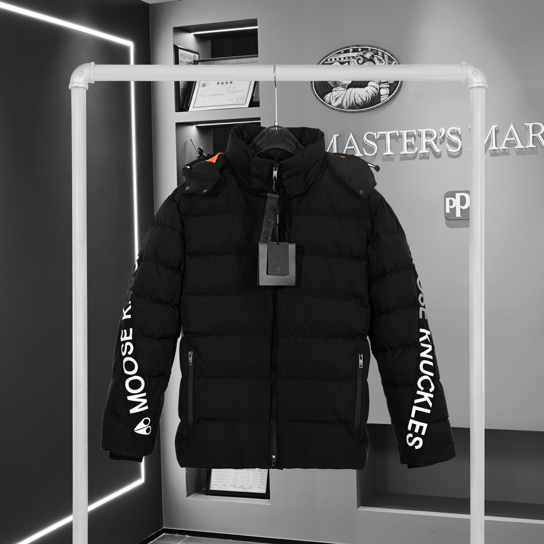 Moose Knuckles Naufrage Quilted Puffer Jacket - DesignerGu