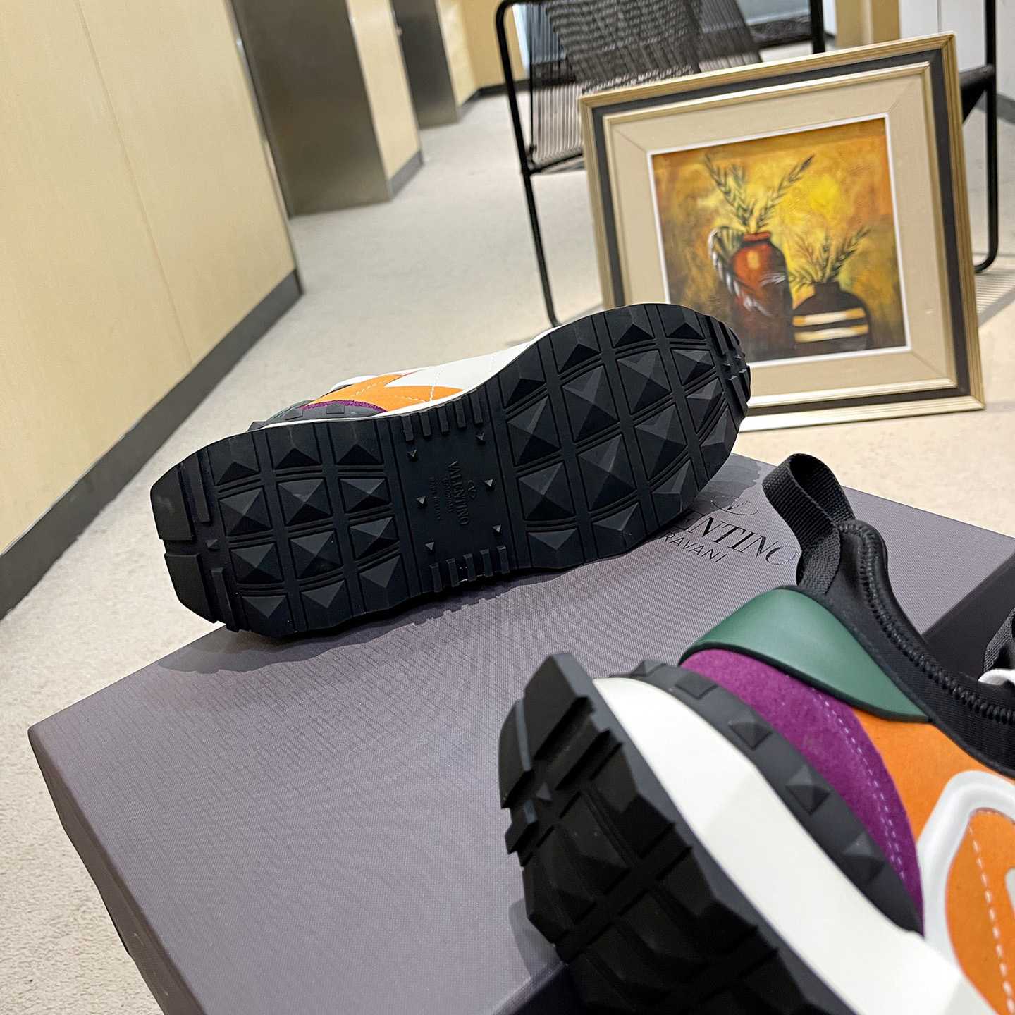 Valenti Netrunner Fabric And Suede Sneaker - 