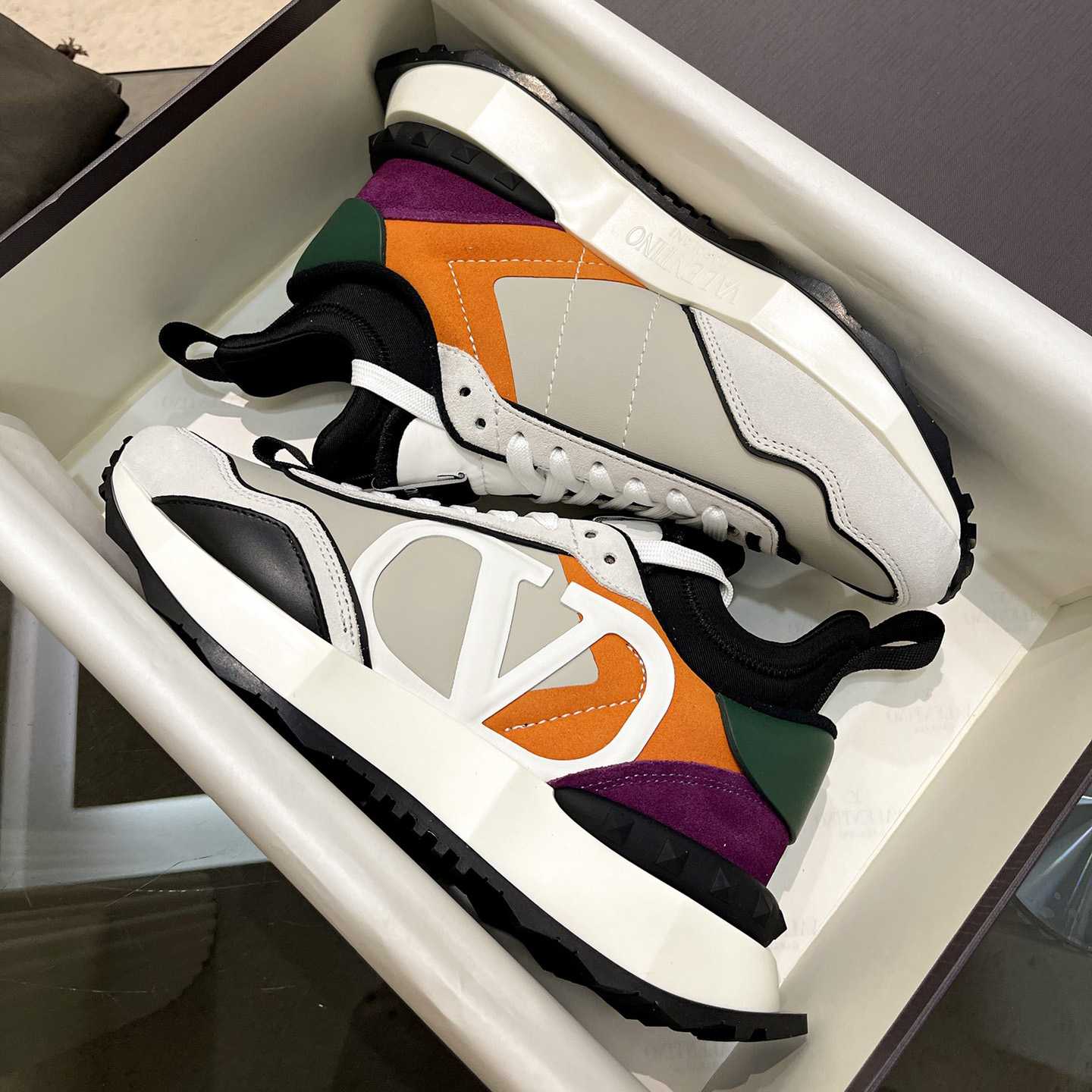 Valenti Netrunner Fabric And Suede Sneaker - 