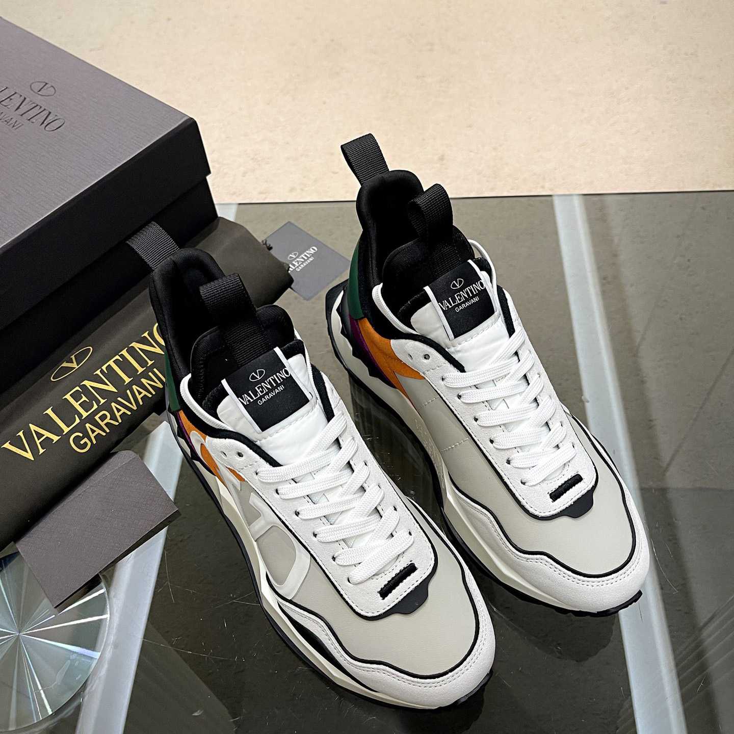 Valenti Netrunner Fabric And Suede Sneaker - 