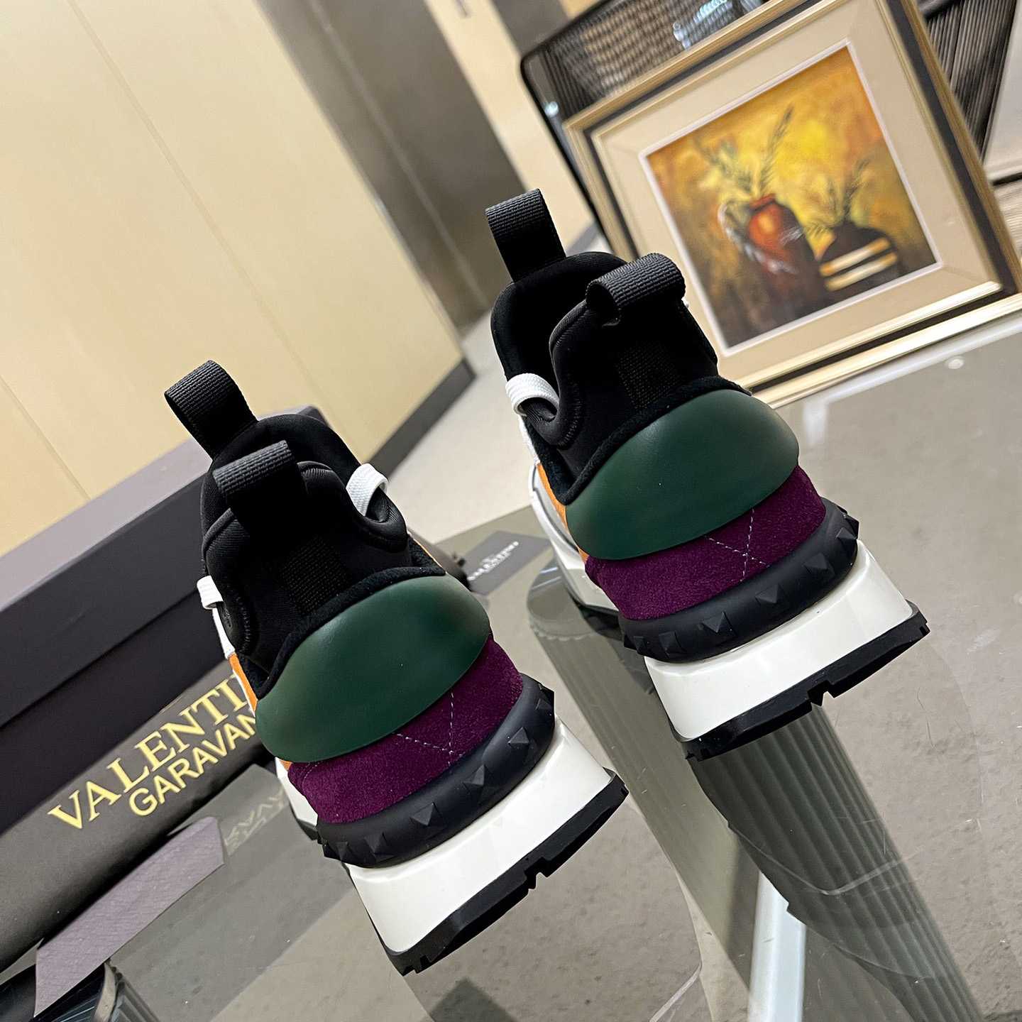 Valenti Netrunner Fabric And Suede Sneaker - 