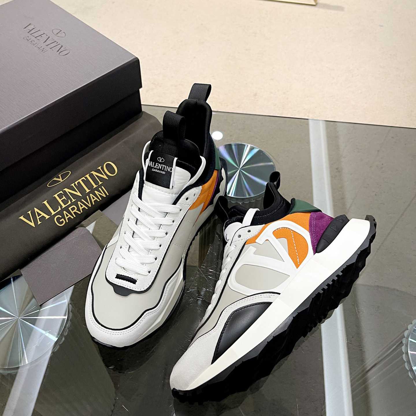 Valenti Netrunner Fabric And Suede Sneaker - 
