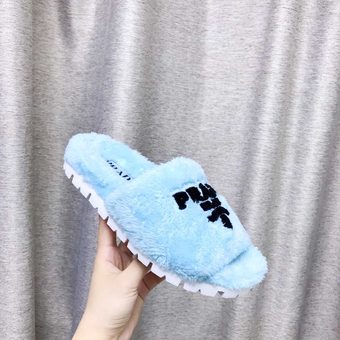 Prada Terry Cloth Slides - 
