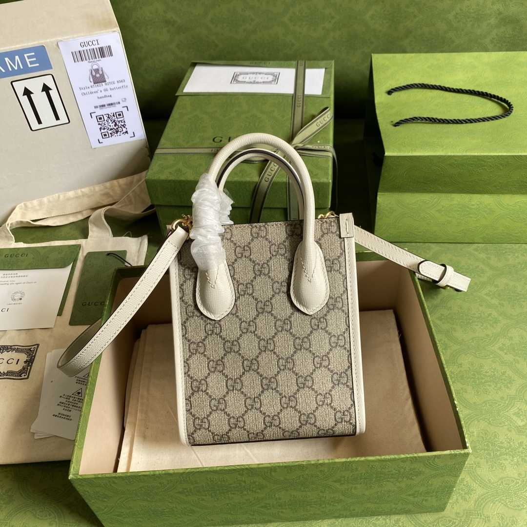 Gucci Mini Tote Bag With Interlocking G(16*20*7cm) - DesignerGu