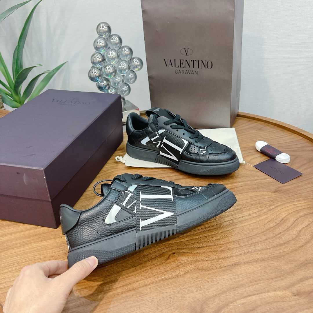 Valenti Low-top Calfskin VL7N Sneaker With Bands - 