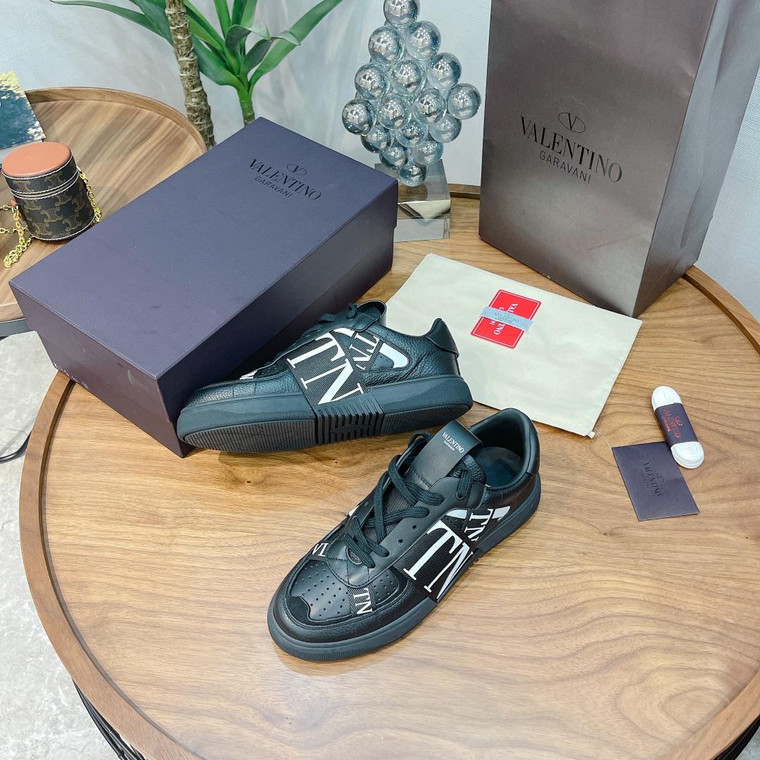 Valenti Low-top Calfskin VL7N Sneaker With Bands - 