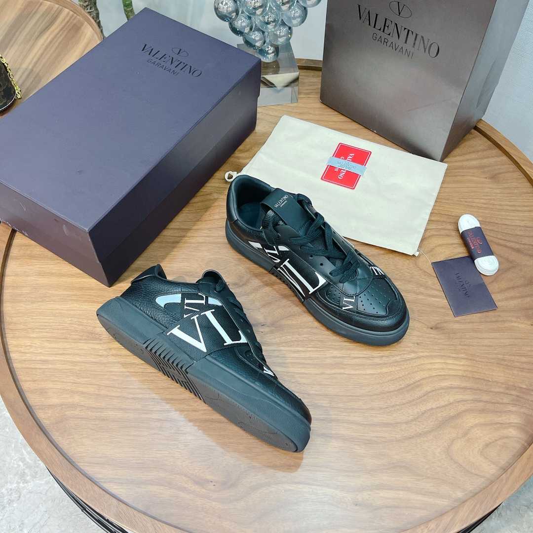 Valenti Low-top Calfskin VL7N Sneaker With Bands - 