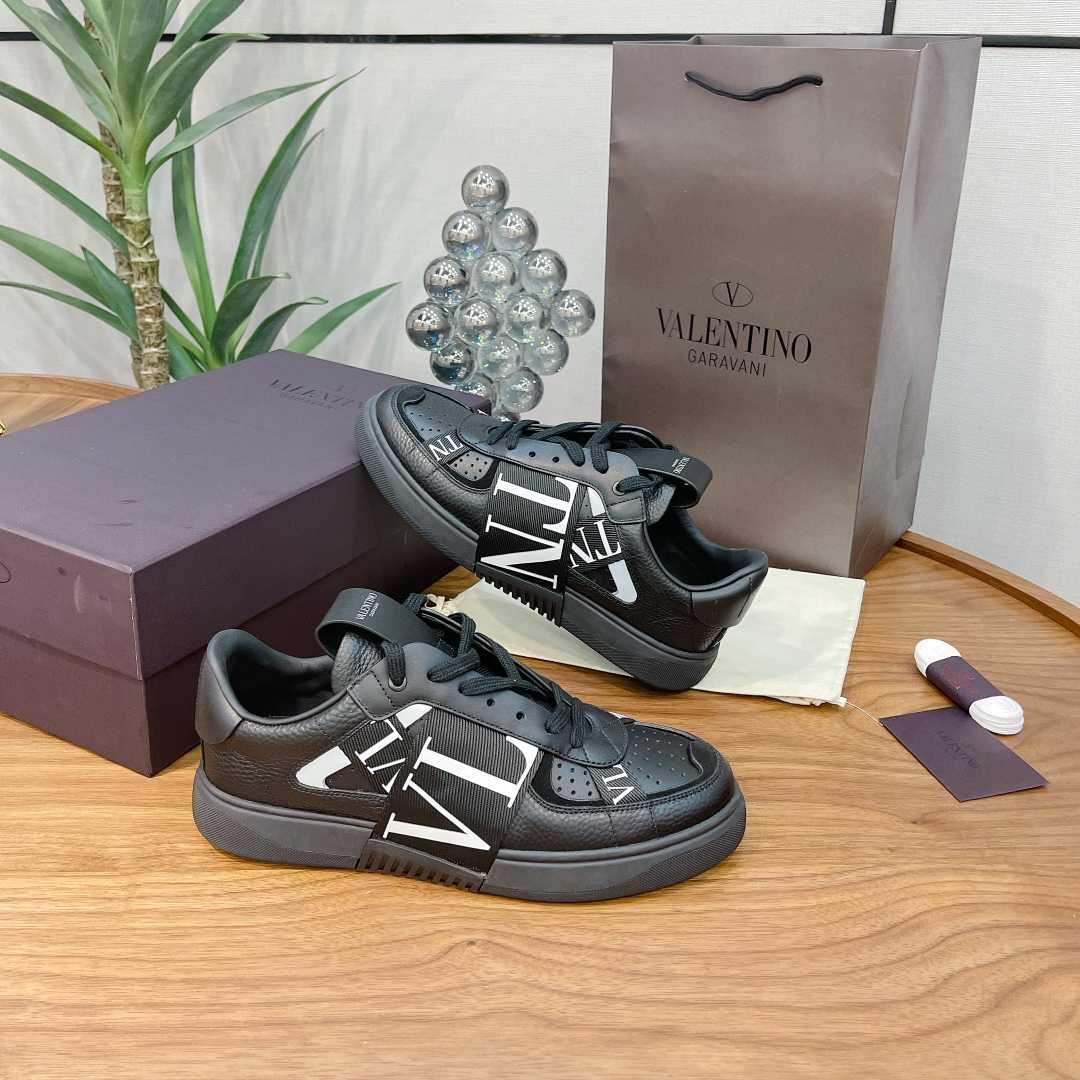 Valenti Low-top Calfskin VL7N Sneaker With Bands - 
