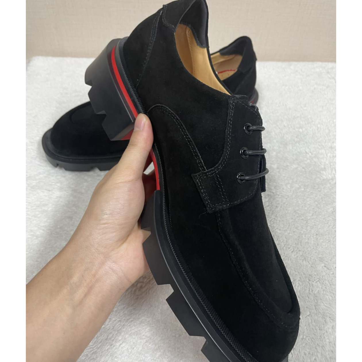 Christian Louboutin Our Georges L Loafers - Leather - Black - DesignerGu