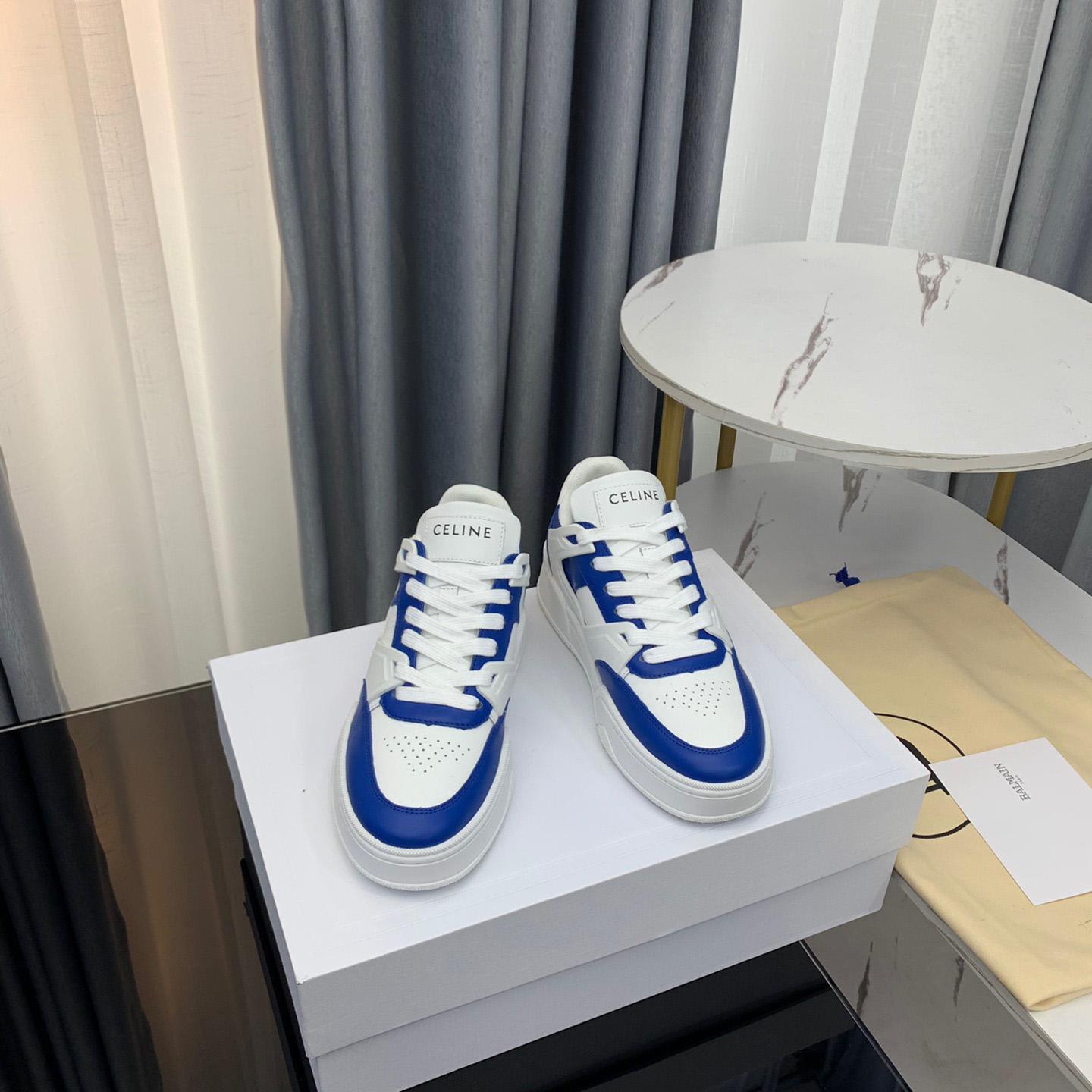 Celine CT-07 Celine Trainer Low Lace-up Sneaker In Calfskin - 