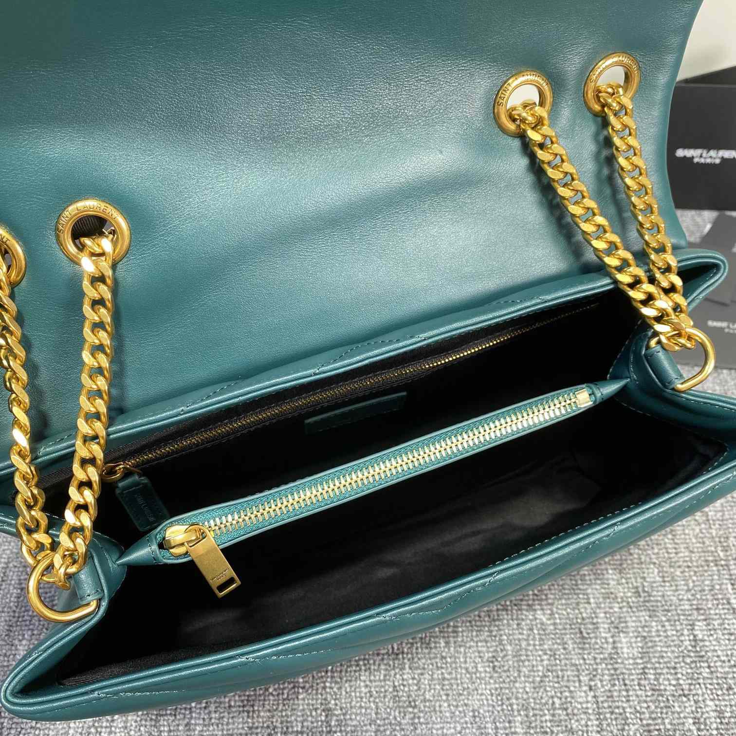 Saint Laurent Loulou Medium Chain Shoulder Bag - DesignerGu