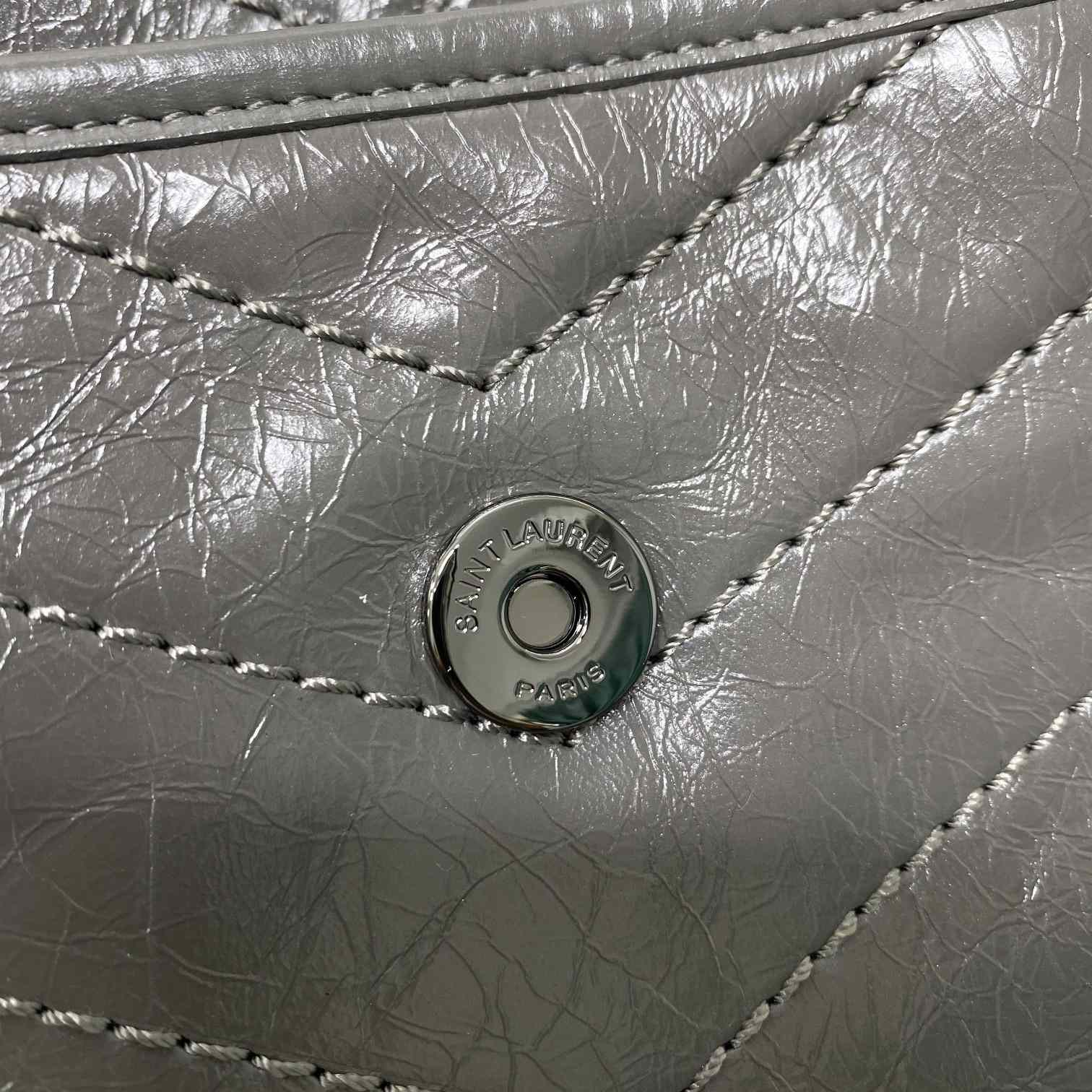 Saint Laurent Niki Medium Chain Bag In Crinkled Vintage Leather  - DesignerGu