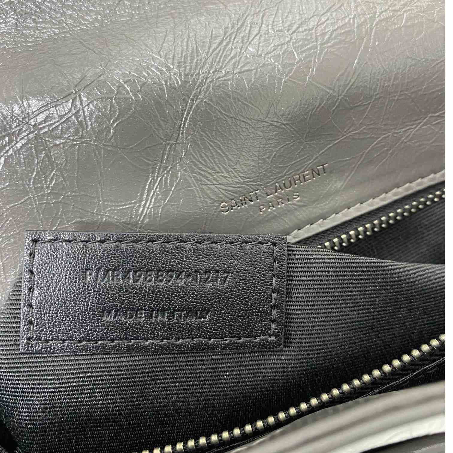 Saint Laurent Niki Medium Chain Bag In Crinkled Vintage Leather  - DesignerGu