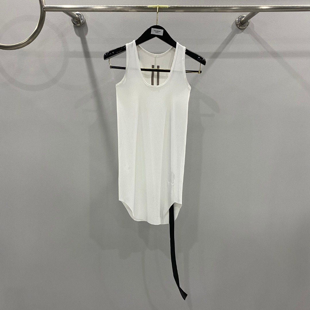 Rick Owens Drkshdw Curved-hem Tank Top - DesignerGu