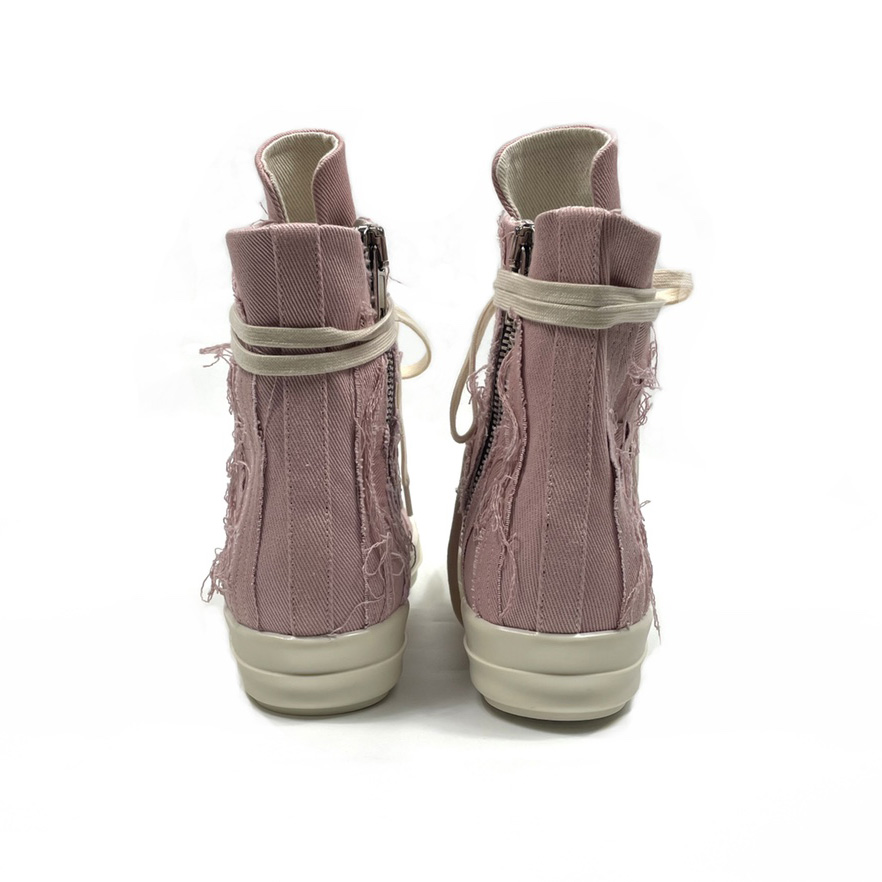 Rick Owens Drkshdw Pink Slash Sneakers - 