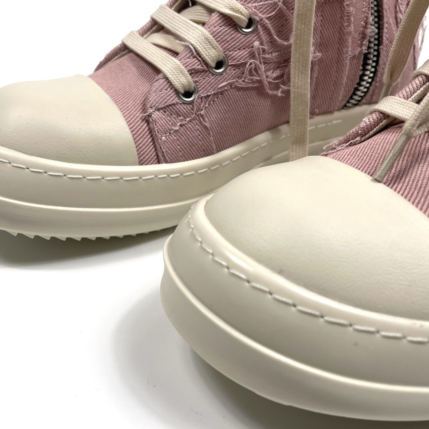 Rick Owens Drkshdw Pink Slash Sneakers - 