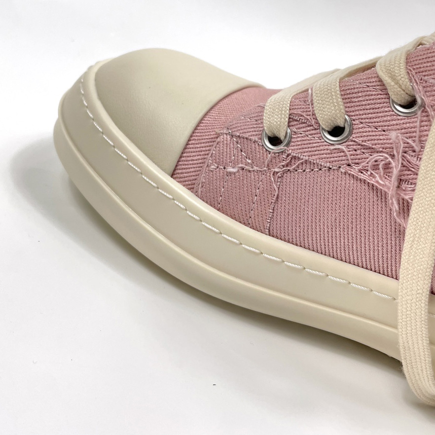 Rick Owens Drkshdw Pink Slash Sneakers - 
