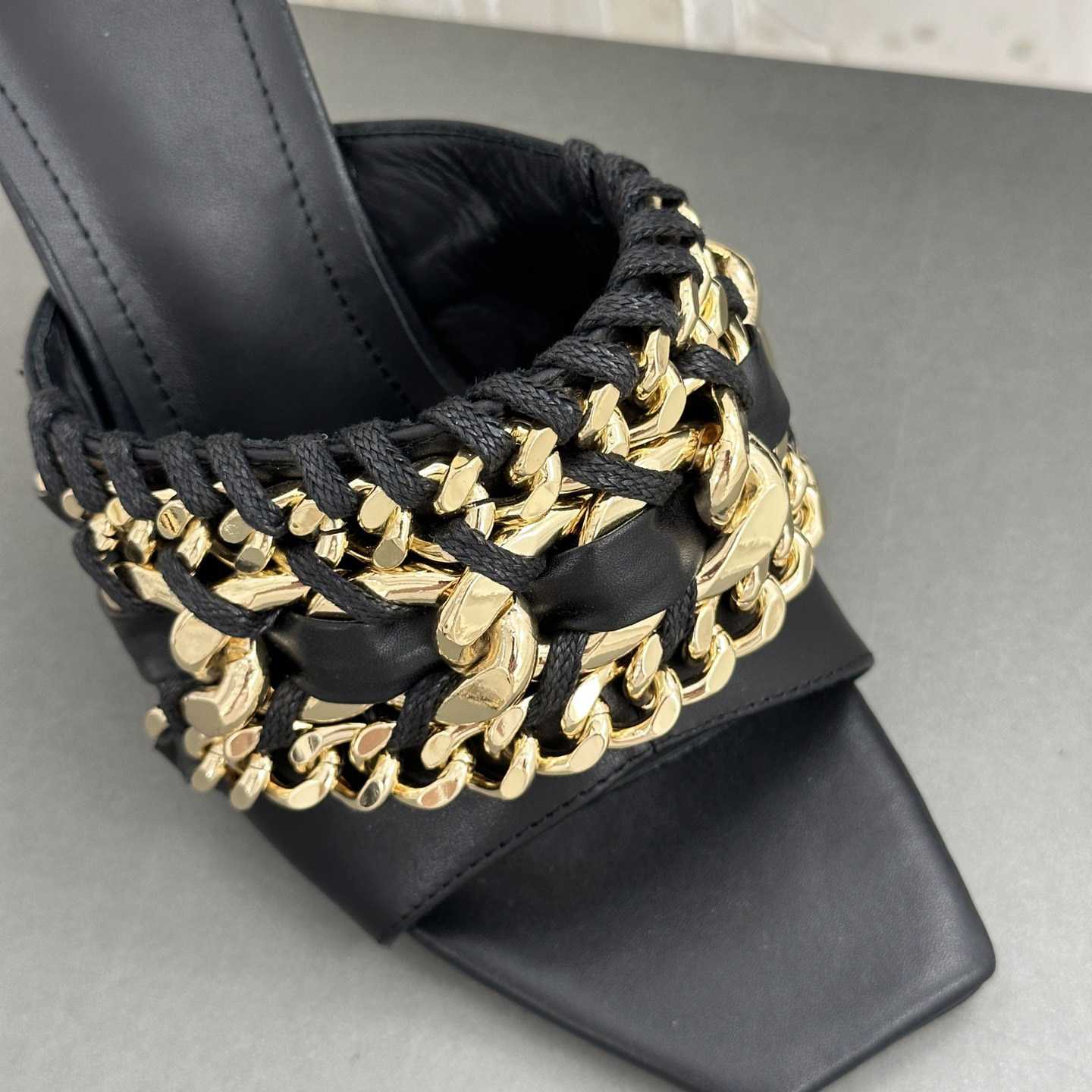 Balmain Chain-link Detail 110mm Pumps - 