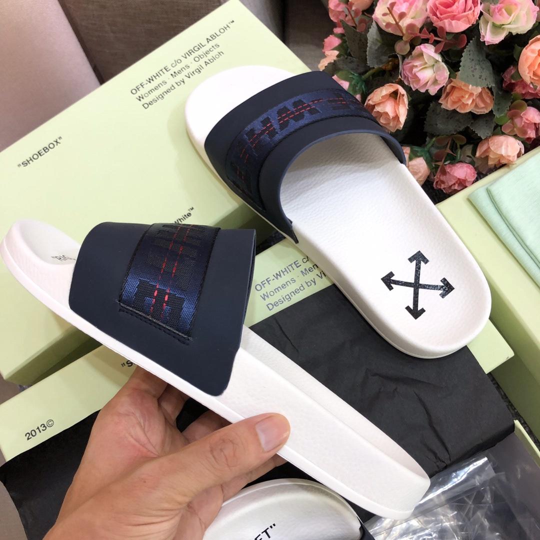 Off White Slides - 