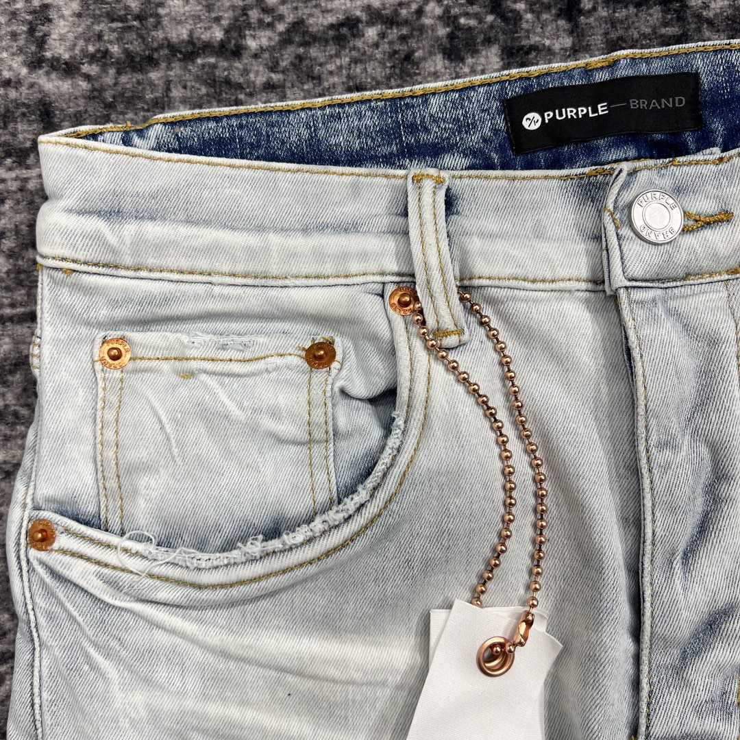 Purple-Brand Slim-Fit Jeans   202314 - DesignerGu