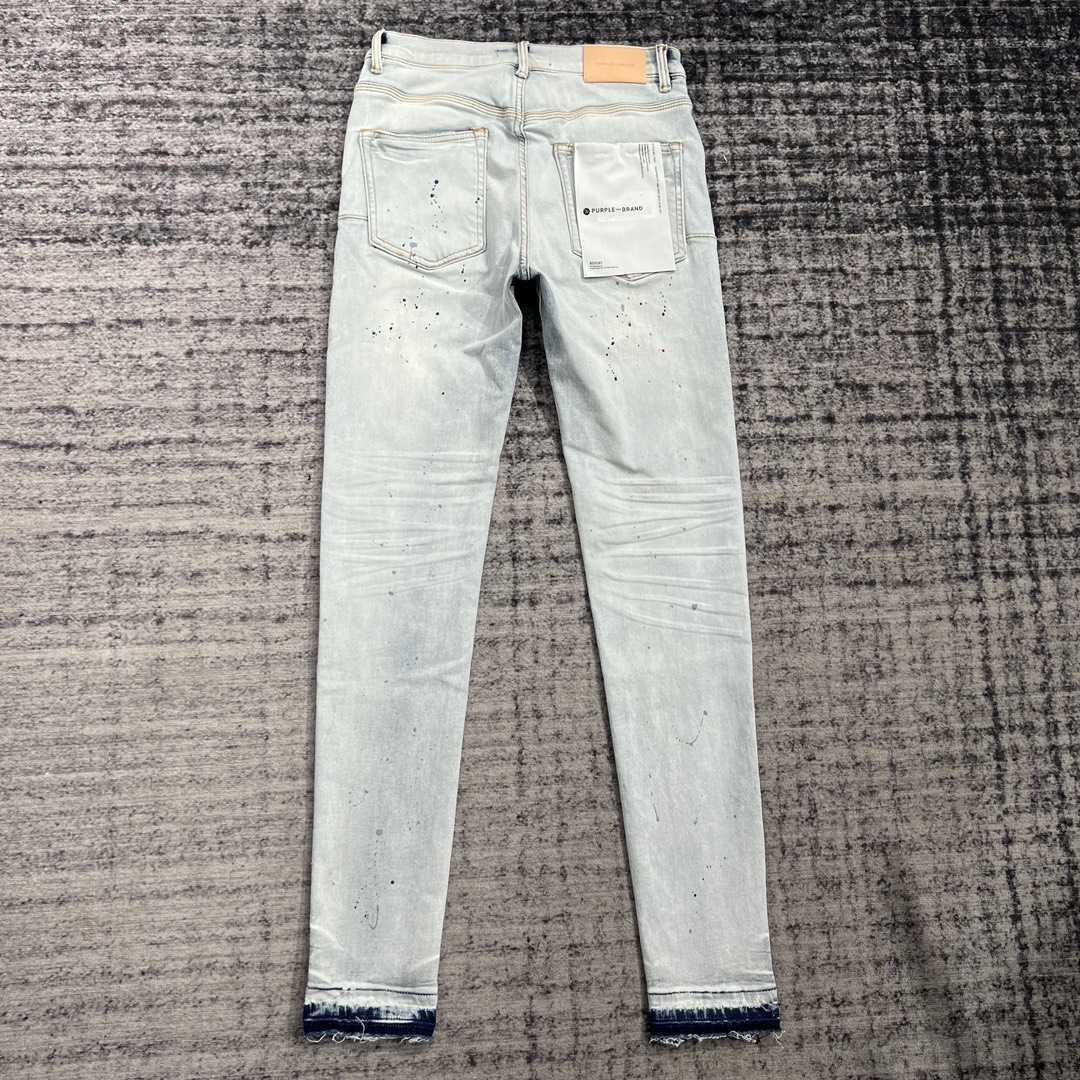 Purple-Brand Slim-Fit Jeans   202314 - DesignerGu