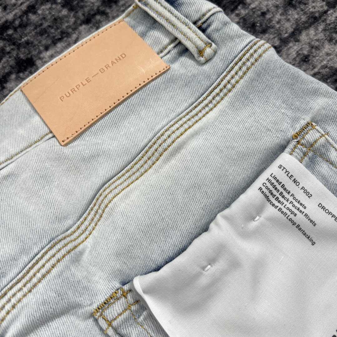 Purple-Brand Slim-Fit Jeans   202314 - DesignerGu