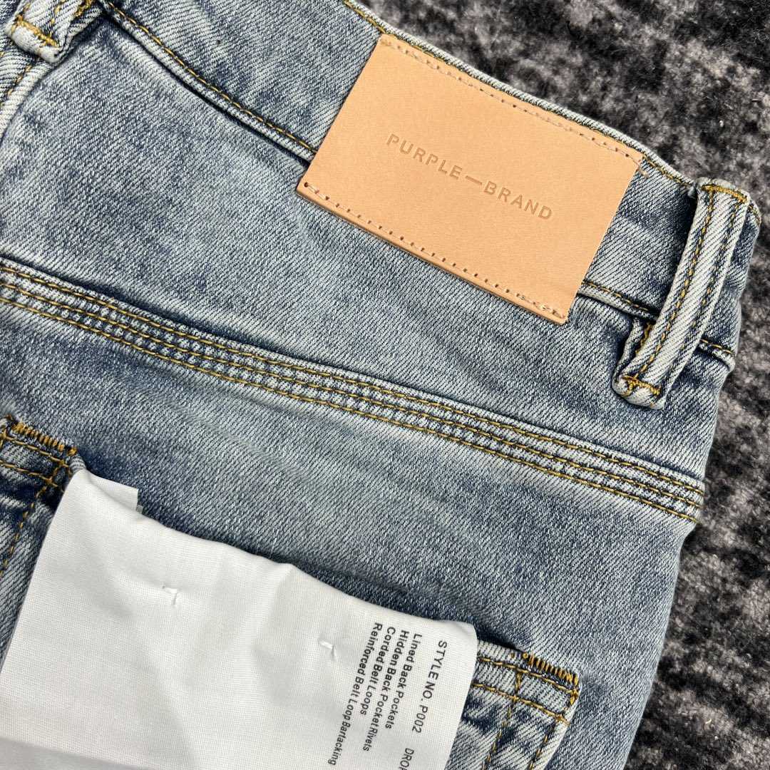Purple-Brand Slim-Fit Jeans   202319 - DesignerGu