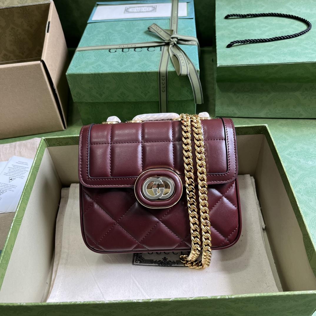Gucci Deco Mini Shoulder Bag (18-14.5-8cm) - DesignerGu