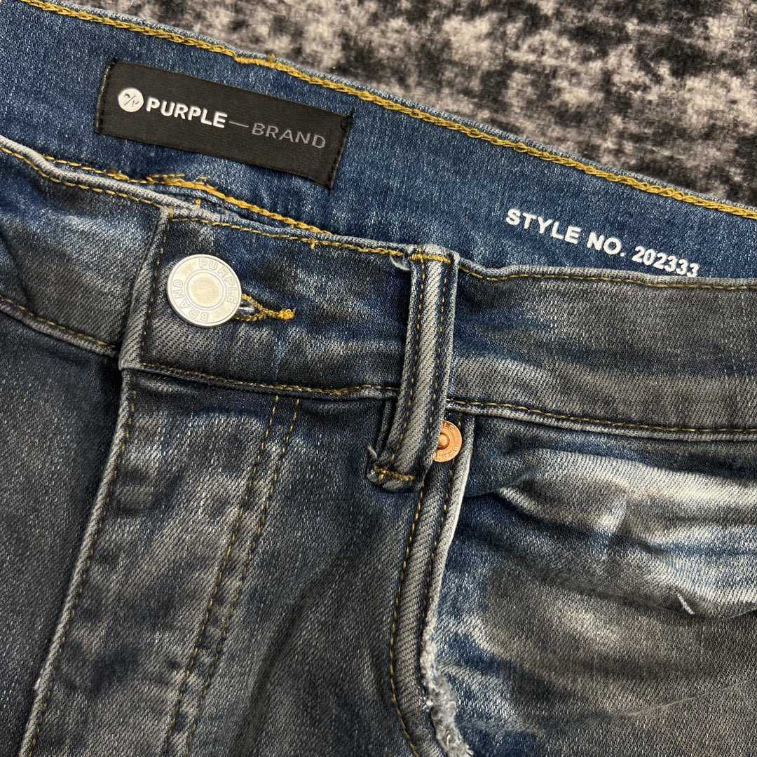 Purple-Brand Slim-Fit Jeans   202333 - DesignerGu