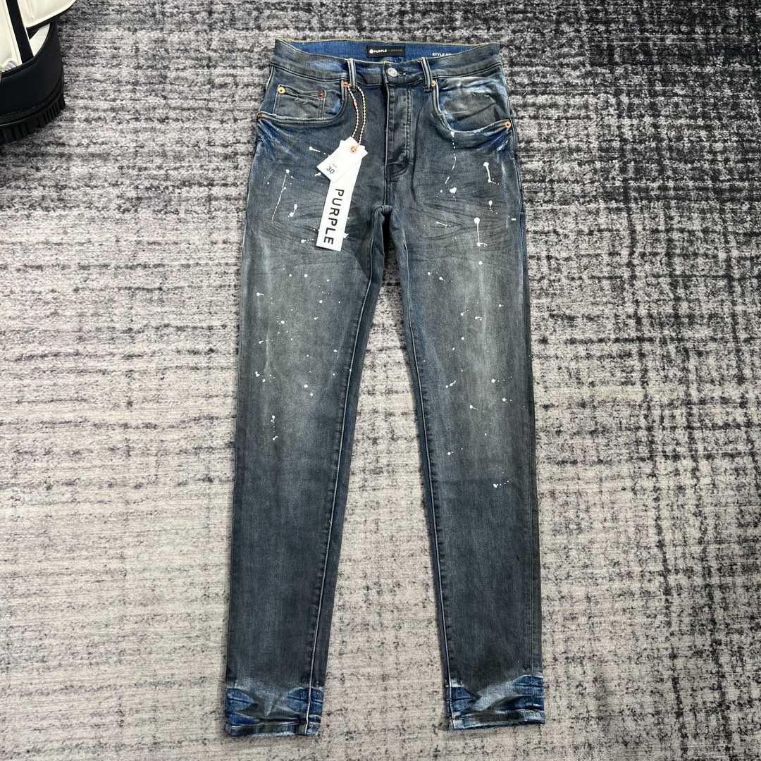 Purple-Brand Slim-Fit Jeans   202333 - DesignerGu