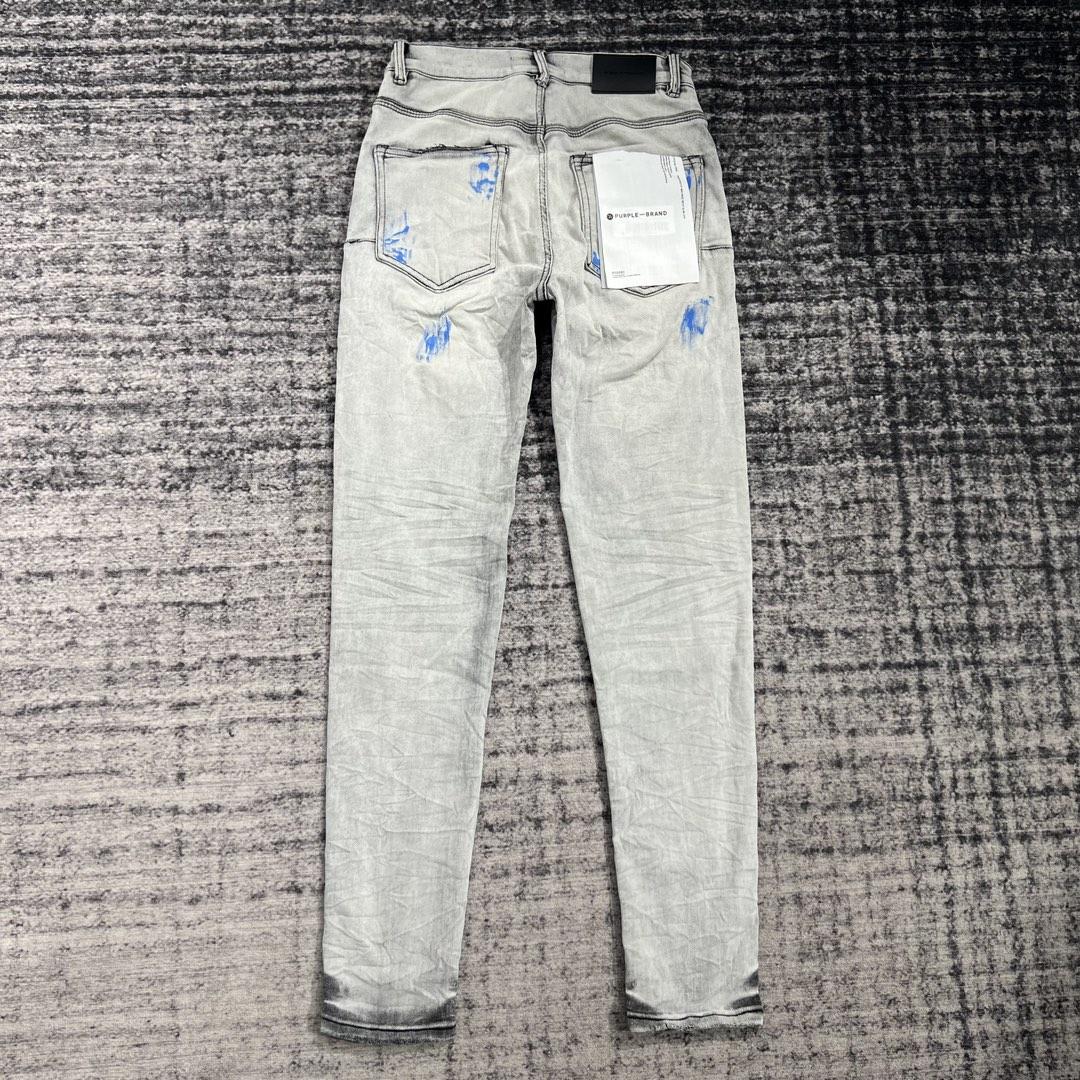 Purple-Brand Slim-Fit Jeans   202347 - DesignerGu