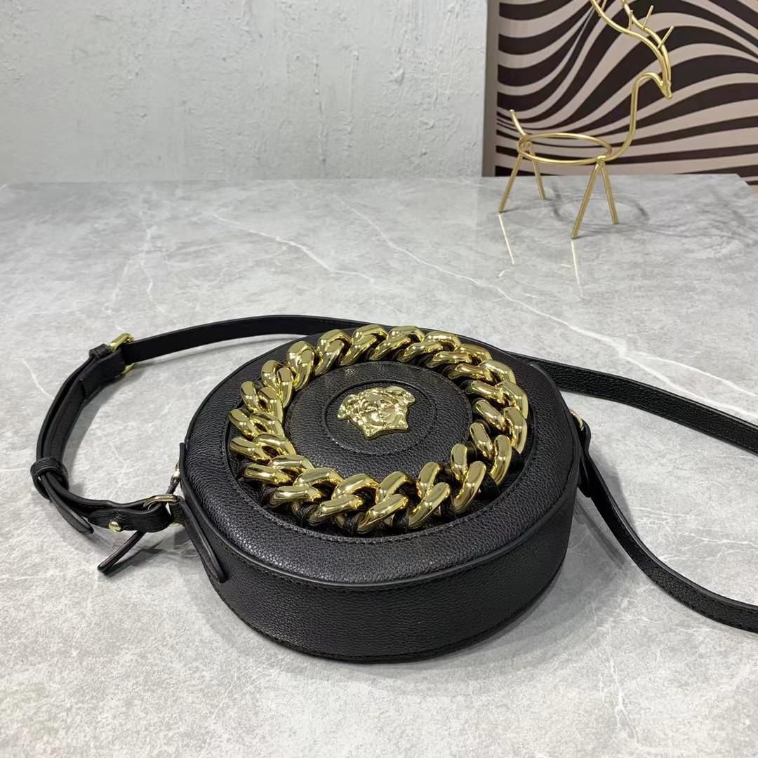  Versace Women's Red Nappa Leather Medusa Evening Bag  (19-19-5cm) - 
